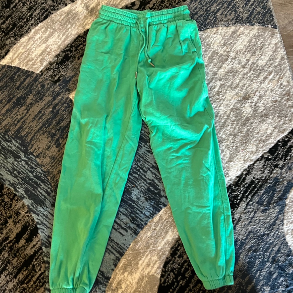 H&M Green Track Pants